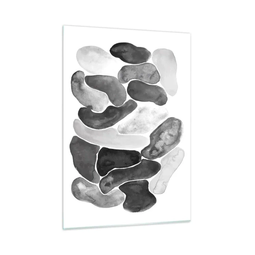 Tablou pe sticlă - Abstracție pietroasă - 50x70 cm