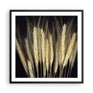 Poster în ramă neagră - Magie rustică - 60x60 cm