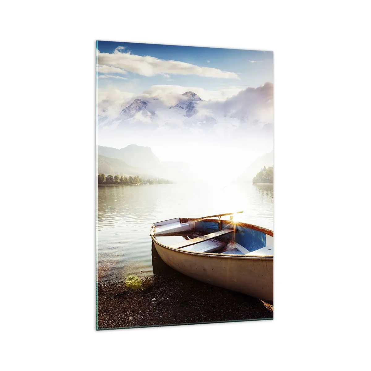 Tablou pe sticlă - Peste apa mare și limpede - 70x100 cm