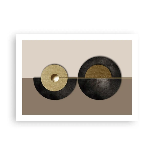 Poster - Variații în jurul unui cerc - 70x50 cm