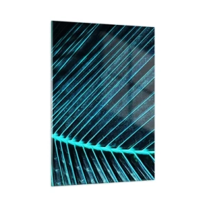 Tablou pe sticlă - Textura verdelui - 50x70 cm