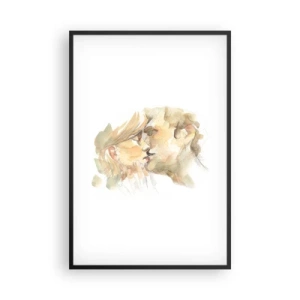 Poster în ramă neagră - Jumătatea găsită? - 61x91 cm