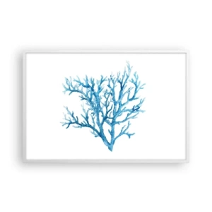 Poster în ramă albă - Filigranul marin - 91x61 cm