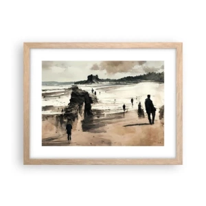 Poster în ramă de stejar deschis - Reamintiți - 40x30 cm
