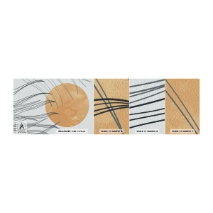 Mostră de Tapet Standard Eco - Întotdeauna spre soare - Soare, Minimalism, Bucată - 100x30 cm