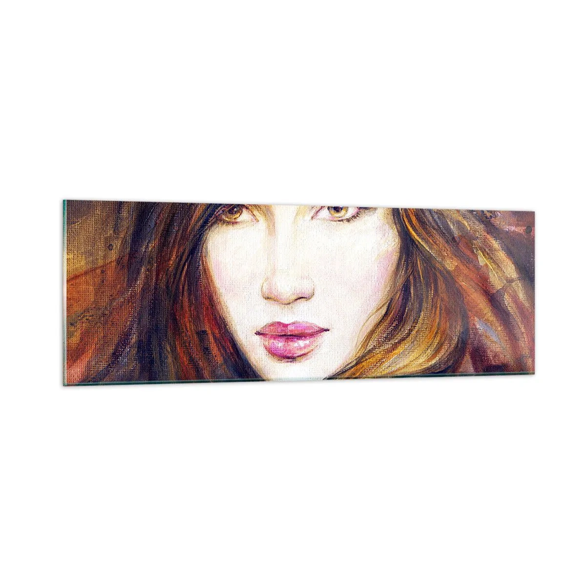 Tablou pe sticlă - Un bănuț pentru gândurile tale - 90x30 cm