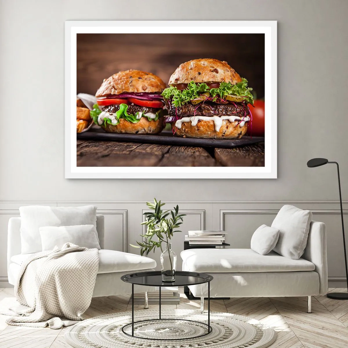 Poster în ramă albă - American dream - 50x40 cm