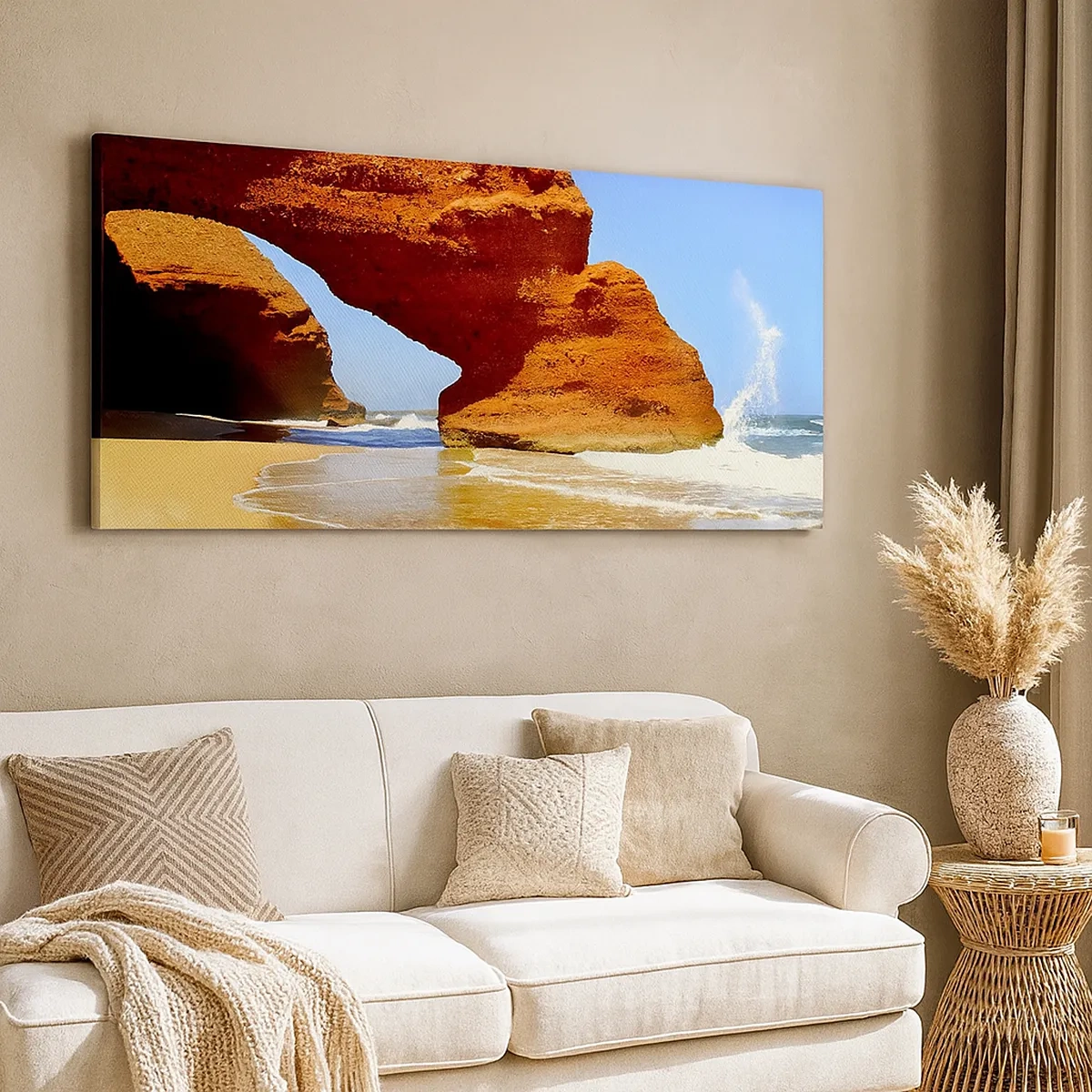 Tablou pe pânză - Apă și vânt de mii de ani - 30x30 cm