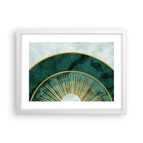 Poster în ramă albă - Un alt sistem solar - 40x30 cm