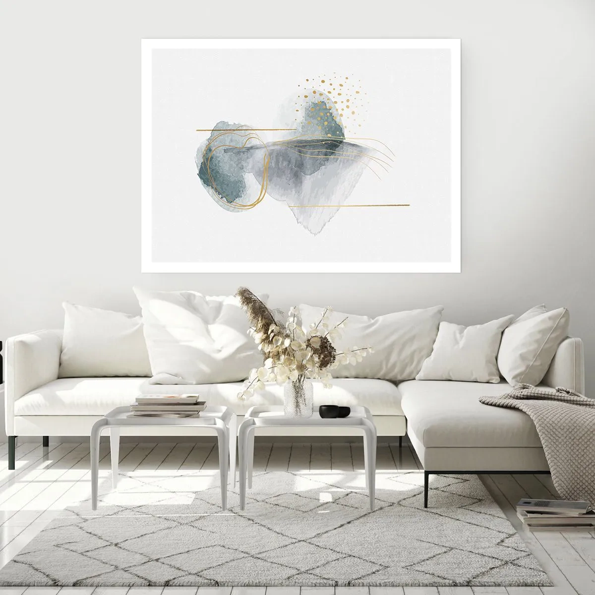 Poster - Despre relația dintre gri și auriu - 40x30 cm