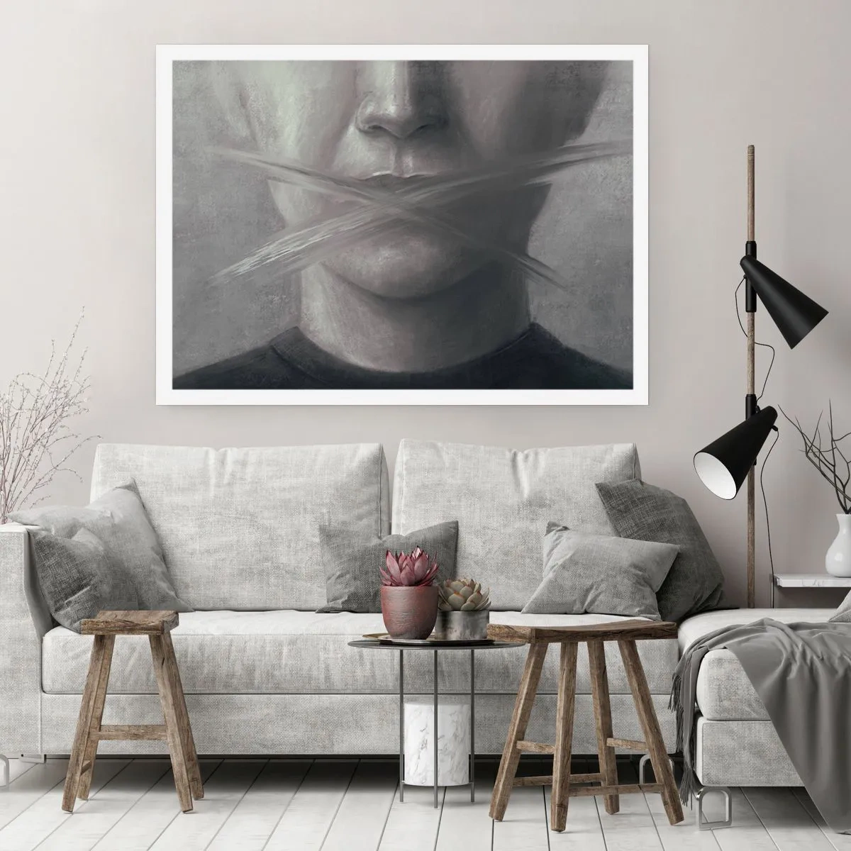 Poster - Nici un cuvânt - 100x70 cm