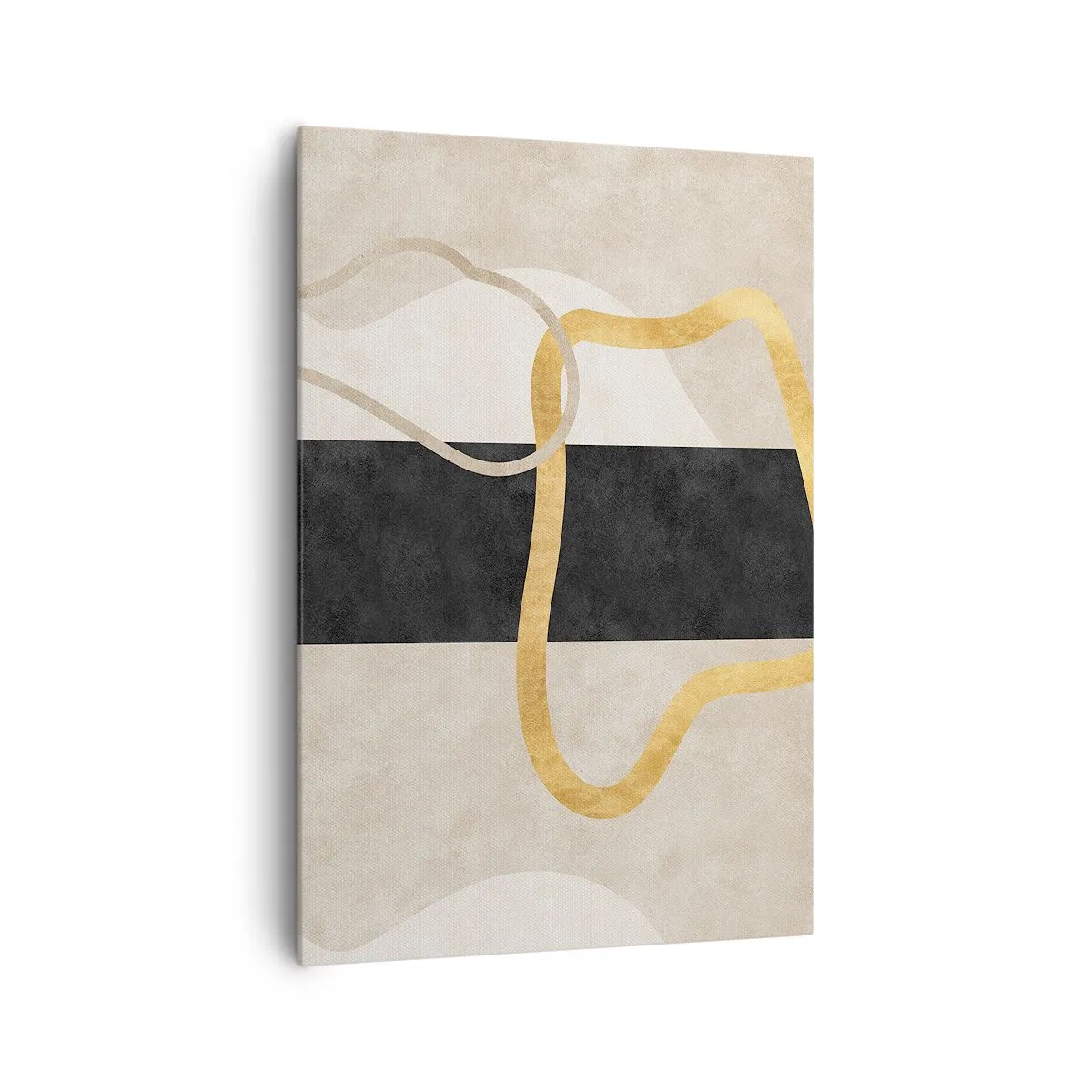 Tablou pe pânză - Forme înbuclite - 70x100 cm