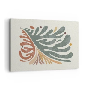 Tablou pe pânză - Frunză multicoloră - 100x70 cm