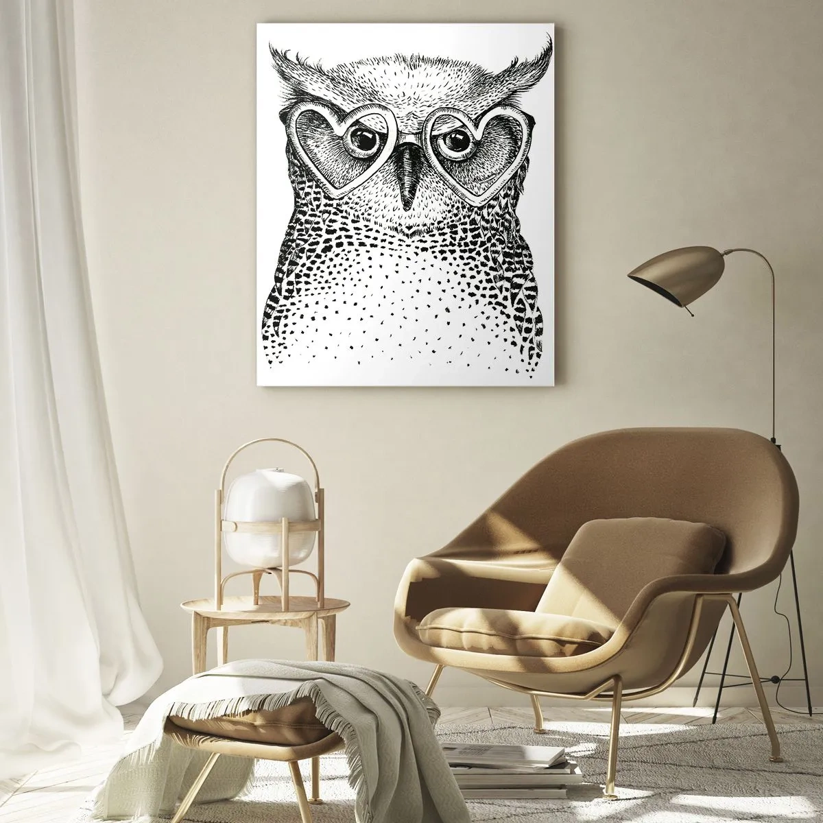 Tablou pe sticlă - Cu înțelepciune și dragoste - 50x70 cm