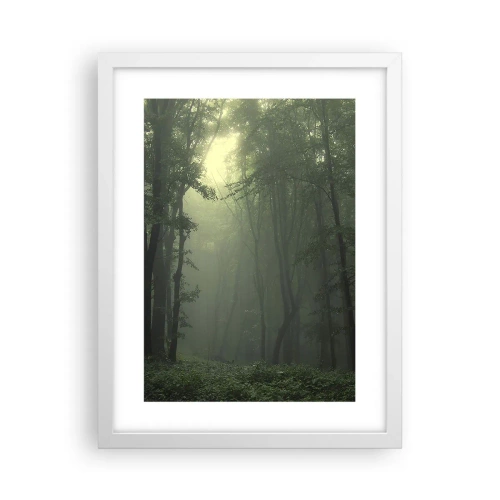 Poster în ramă albă - Înainte să se trezească - 30x40 cm