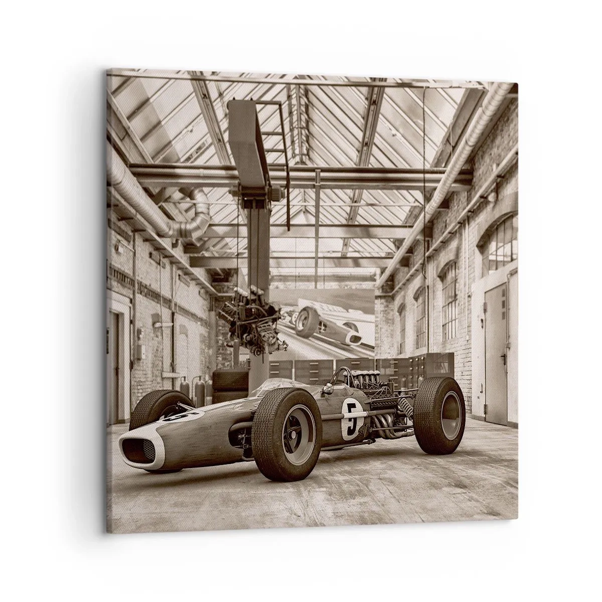 Tablou pe pânză - Odihna învingătorului - 50x50 cm