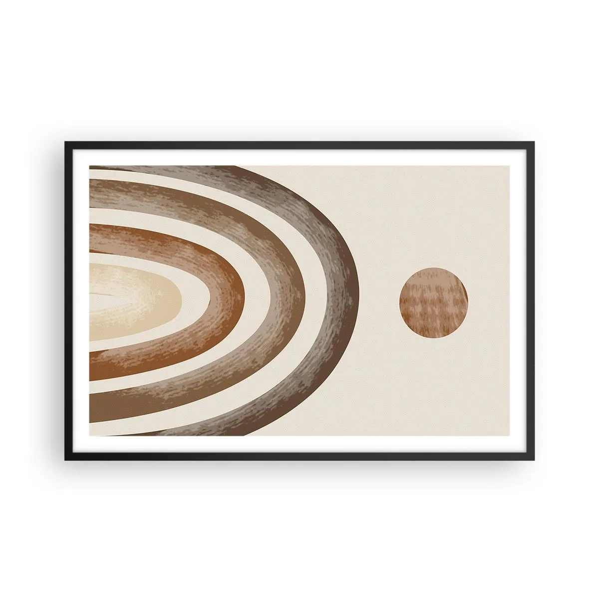 Poster în ramă neagră - Într-o galaxie îndepărtată - 91x61 cm