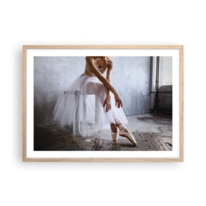 Poster în ramă de stejar deschis - Înainte ca luminile rampei să strălucească - 70x50 cm
