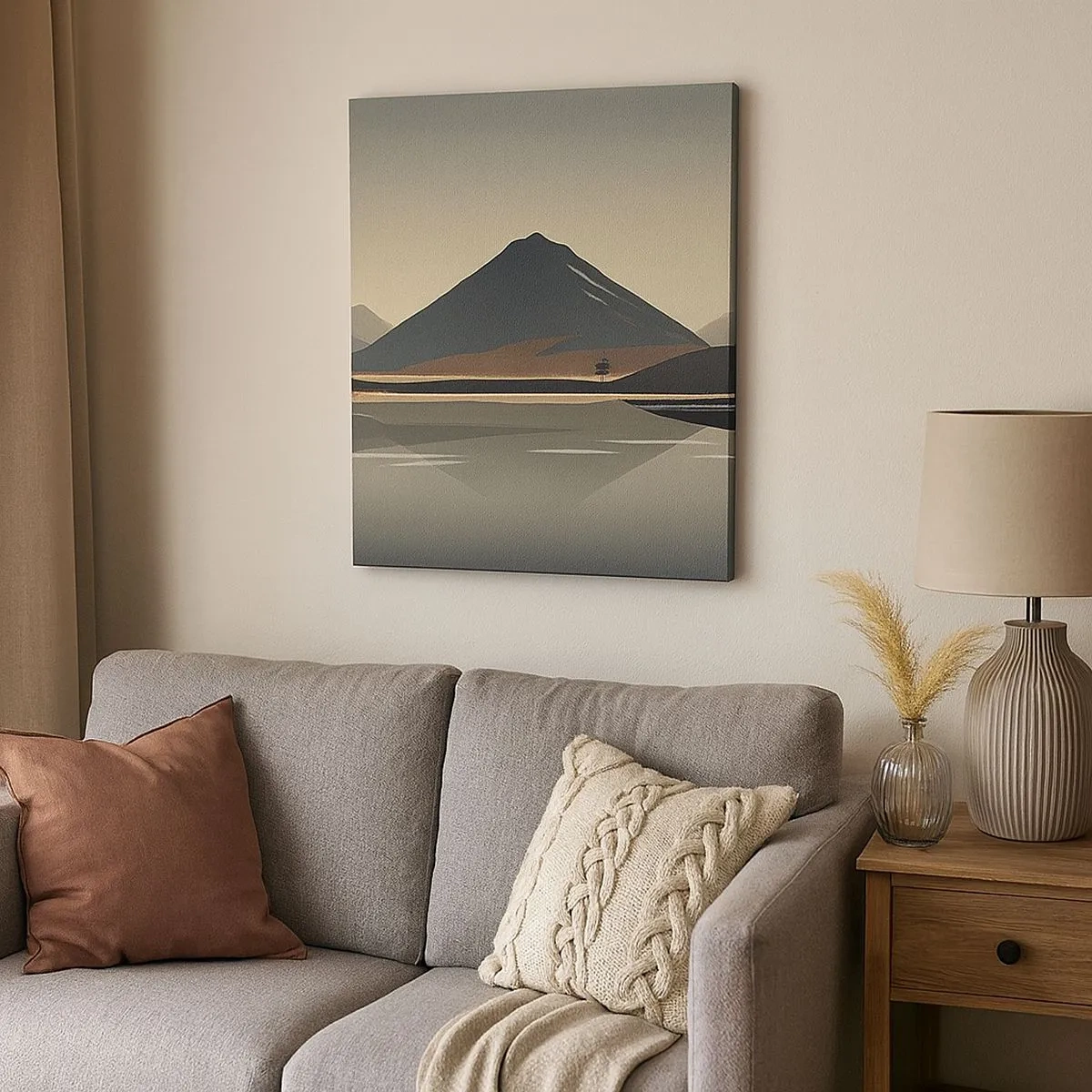 Tablou pe pânză - În oglindă - 30x30 cm