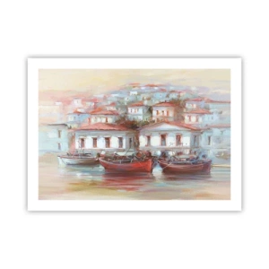 Poster - Orășel fericit - 70x50 cm