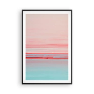 Poster în ramă neagră - Abstracție în zori - 61x91 cm