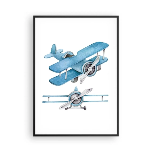Poster în ramă neagră - Un învingător înnăscut - 70x100 cm