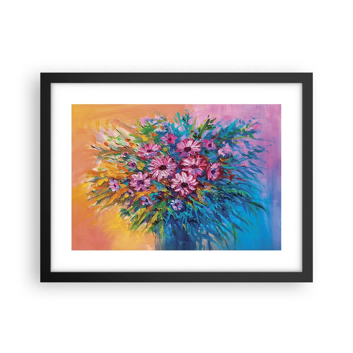 Poster în ramă neagră - Energia vieții - 40x30 cm