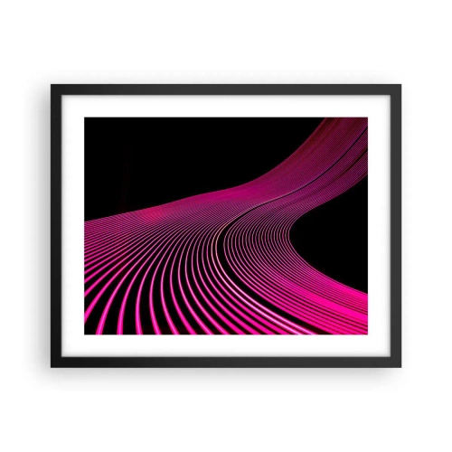 Poster în ramă neagră - Bulevardul de lumină - 50x40 cm