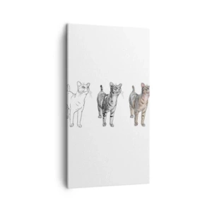 Tablou pe pânză - Lecție de desen - 45x80 cm