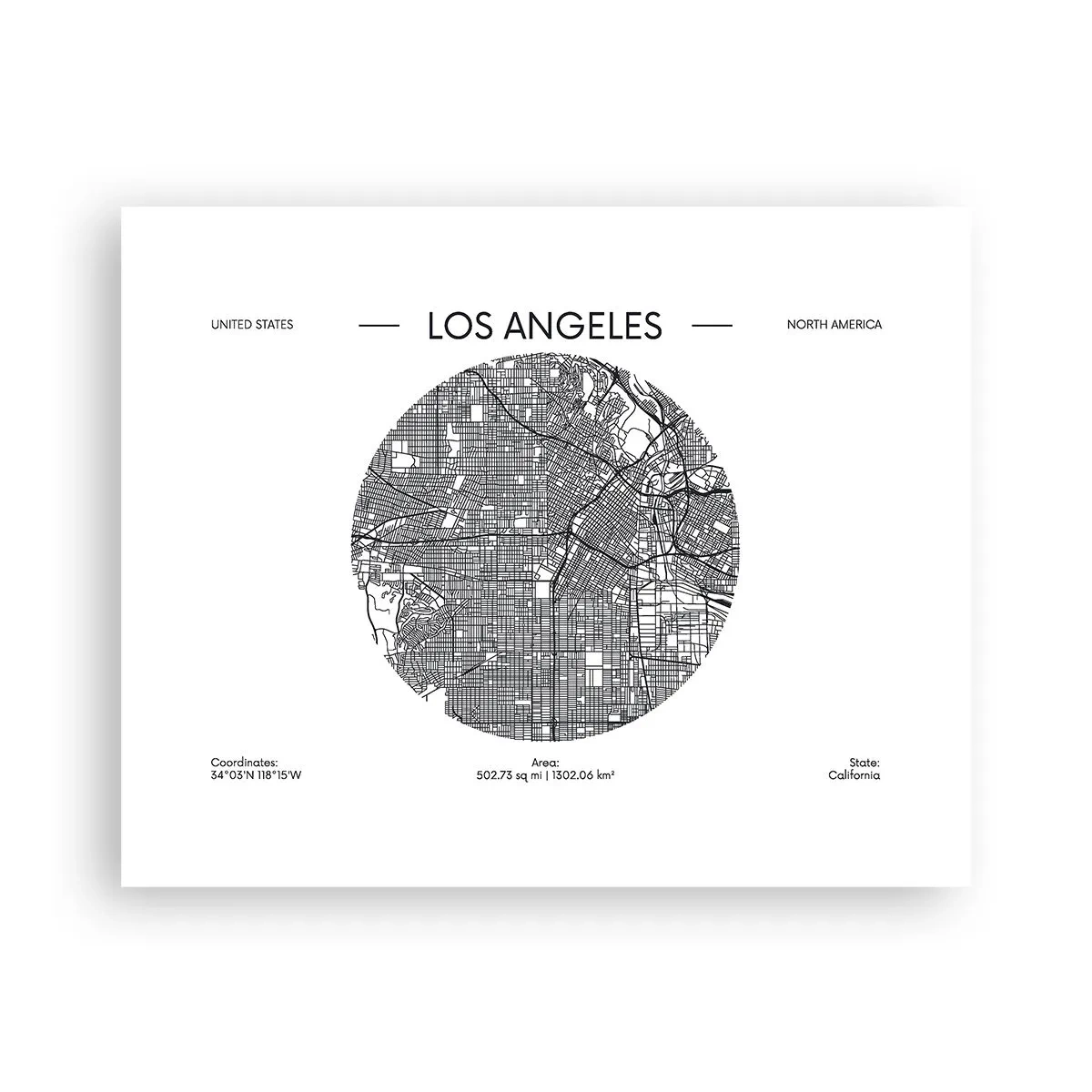 Poster - Anatomia Los Angeles - 50x40 cm