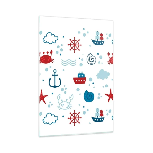 Tablou pe sticlă - O poveste maritimă - 80x120 cm