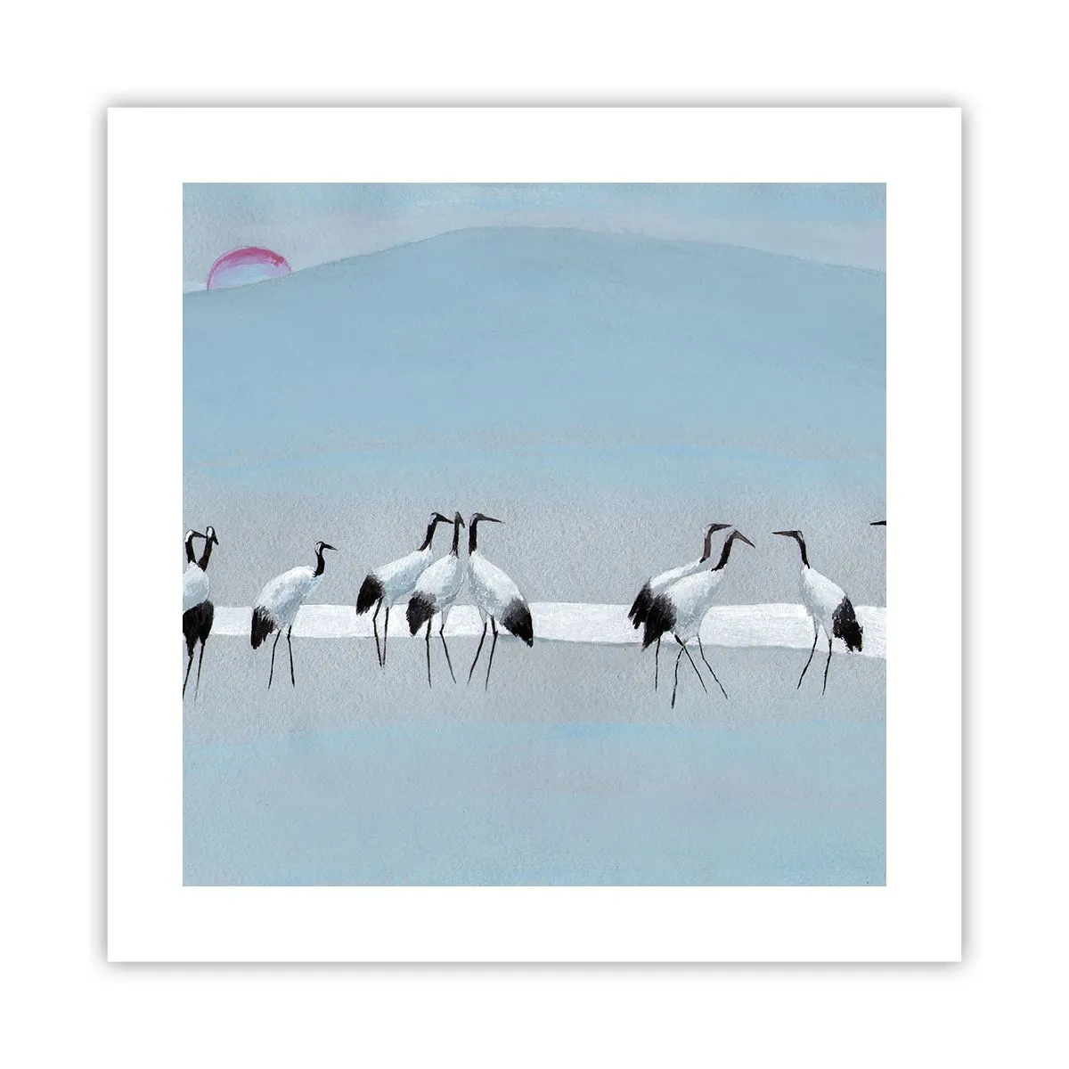 Poster - După o zi fierbinte - 40x40 cm