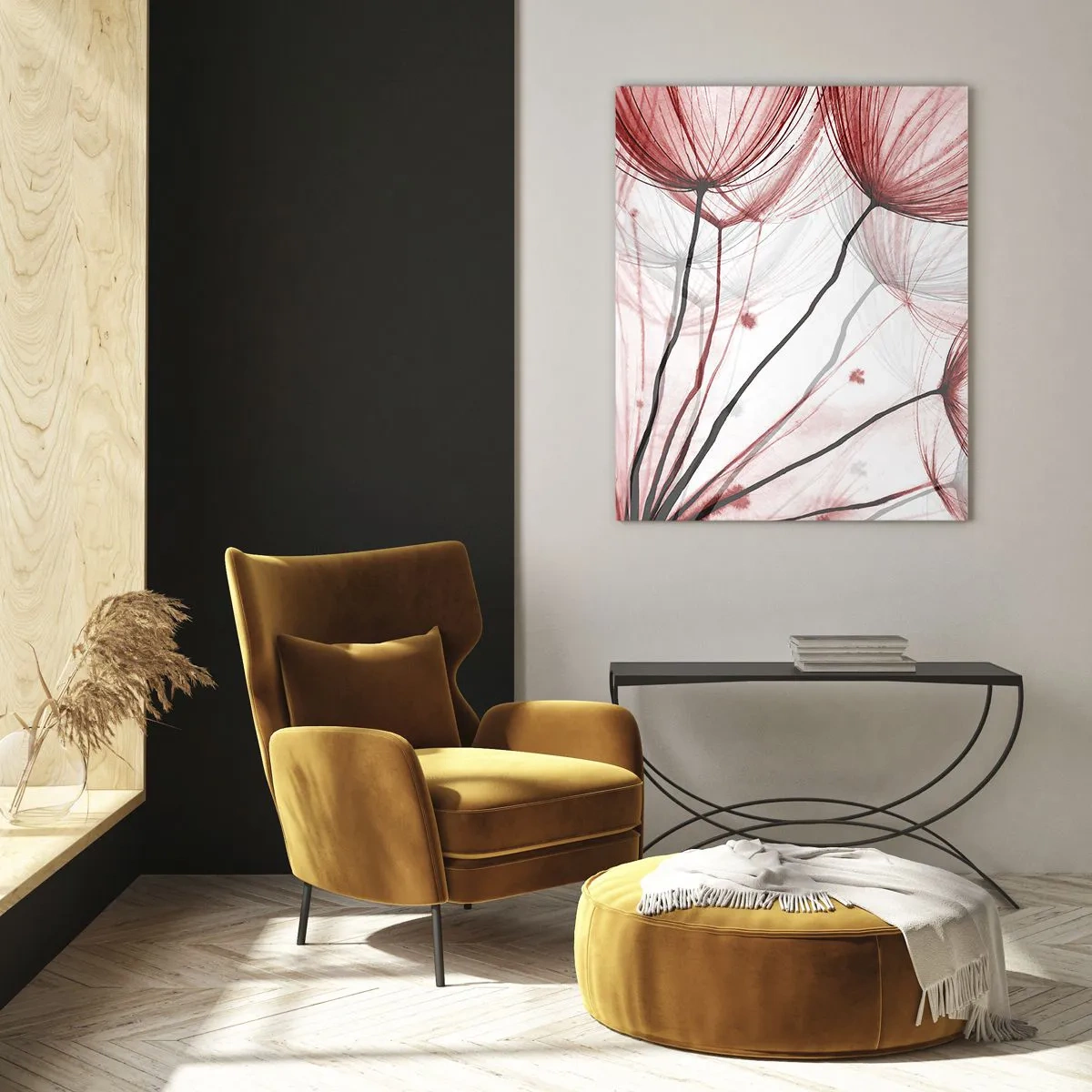 Tablou pe sticlă - Înainte de plecare - 50x70 cm