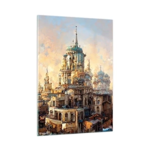 Tablou pe sticlă - Orașul tuturor orașelor - 50x70 cm