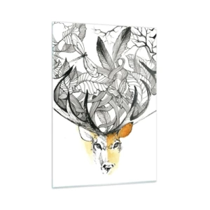 Tablou pe sticlă - Coarne de abundență - 50x70 cm