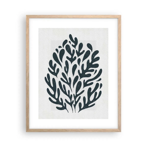 Poster în ramă de stejar deschis - Formele naturii - 40x50 cm