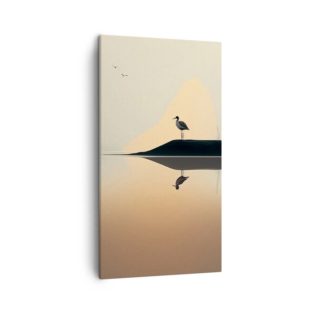 Tablou pe pânză - Domn pe lac - 45x80 cm