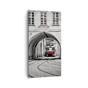 Tablou pe pânză - Printr-un labirint urban - 65x120 cm