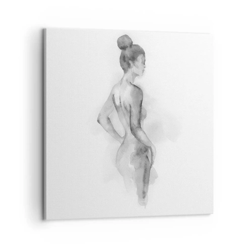 Tablou pe pânză - Frumoasă ca o pictură - 60x60 cm