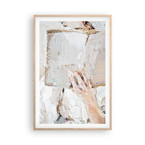 Poster în ramă de stejar deschis - Într-o altă lume - 61x91 cm