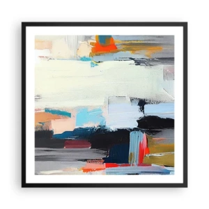 Poster în ramă neagră - Există o metodă? - 60x60 cm