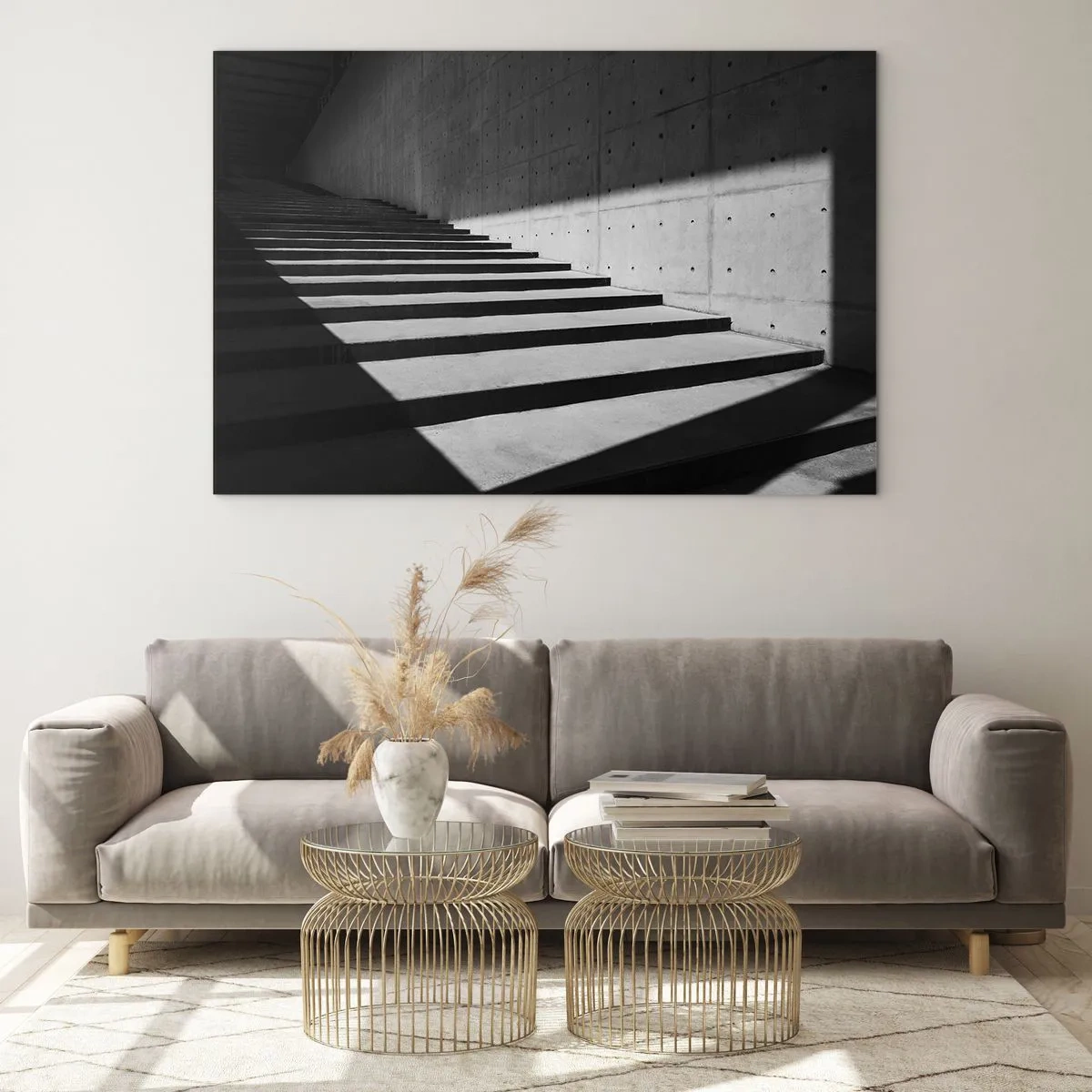Tablou pe sticlă - Frumusețea brută a modernismului - 120x80 cm