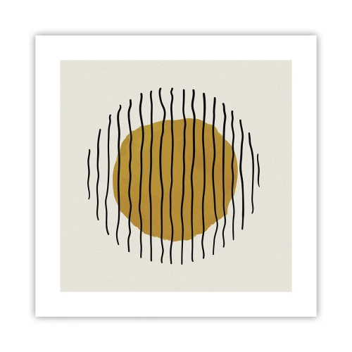 Poster - Abstracție tremurândă de căldură - 40x40 cm