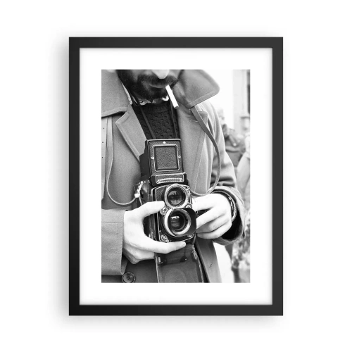 Poster în ramă neagră - În stilul retro - 30x40 cm