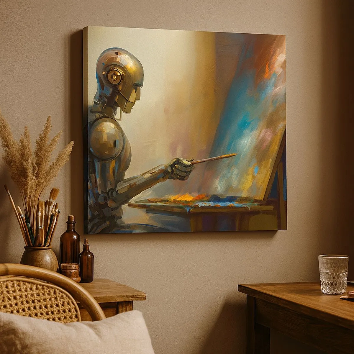 Tablou pe pânză - Arta viitorului - 30x30 cm