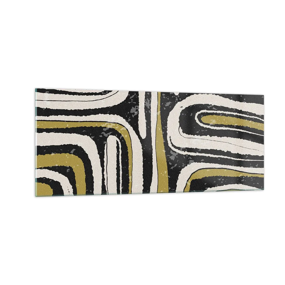 Tablou pe sticlă - Compoziție: pasaje și alei - 100x40 cm