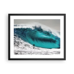 Poster în ramă neagră - Provocare acceptată - 50x40 cm