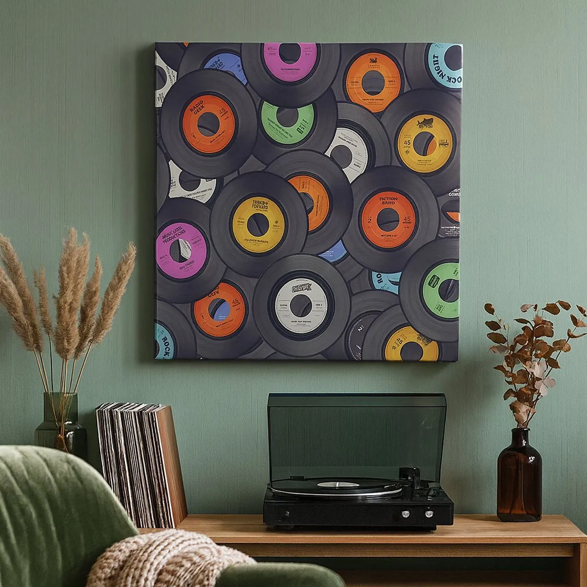 Tablou pe pânză - Culorile clasicilor - 30x30 cm