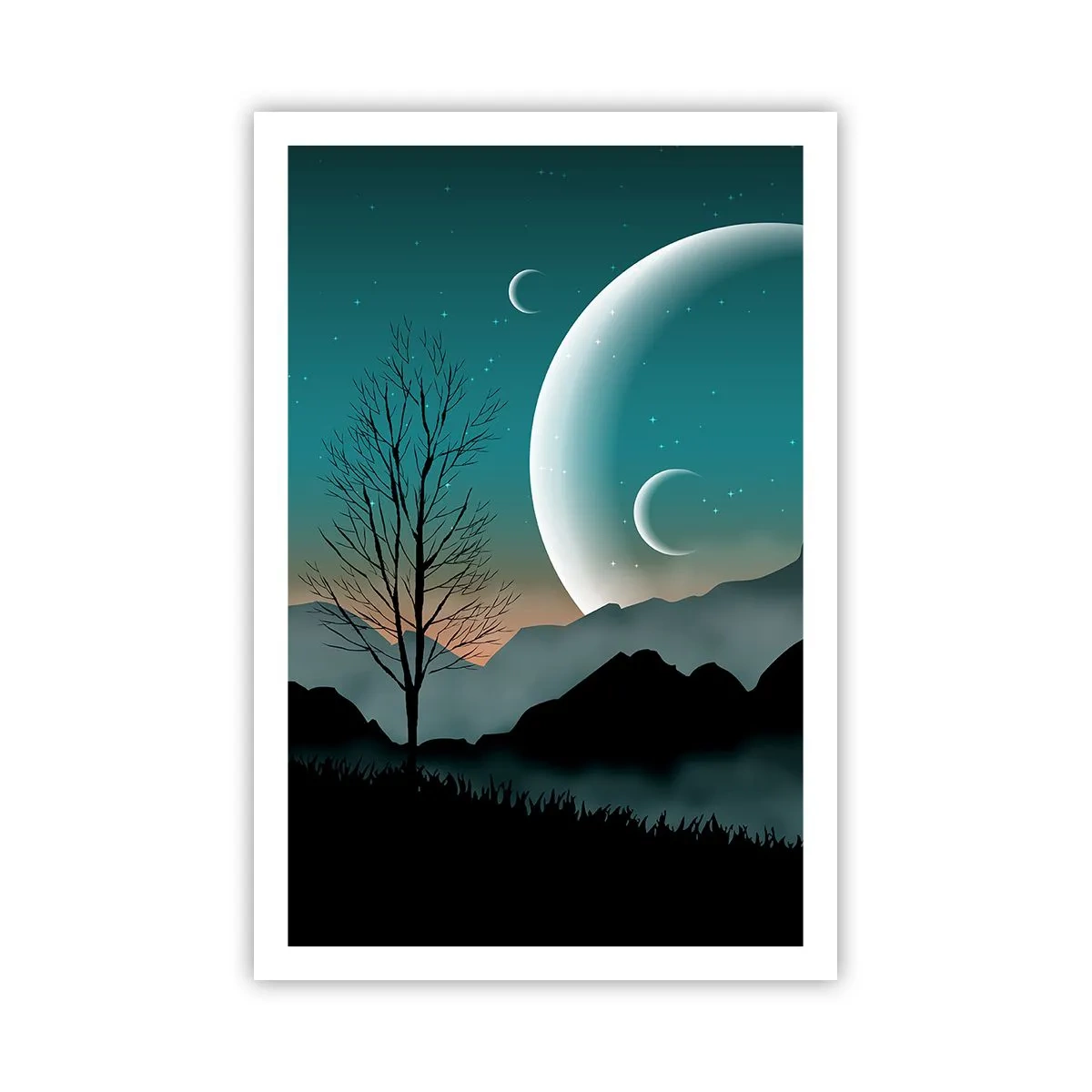 Poster - Carnavalul unei nopți înstelate - 61x91 cm