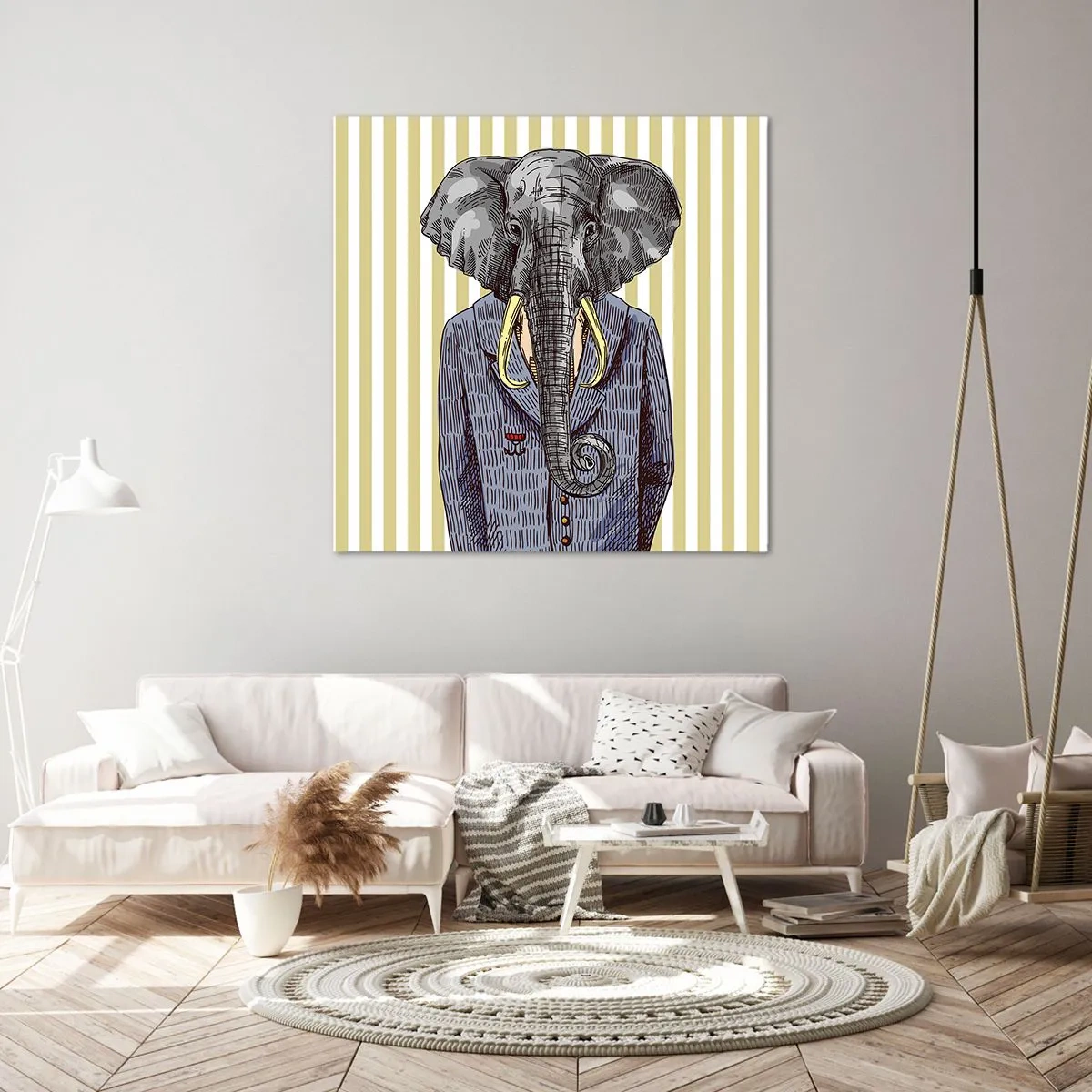 Tablou pe pânză - Elegant prin natură - 30x30 cm